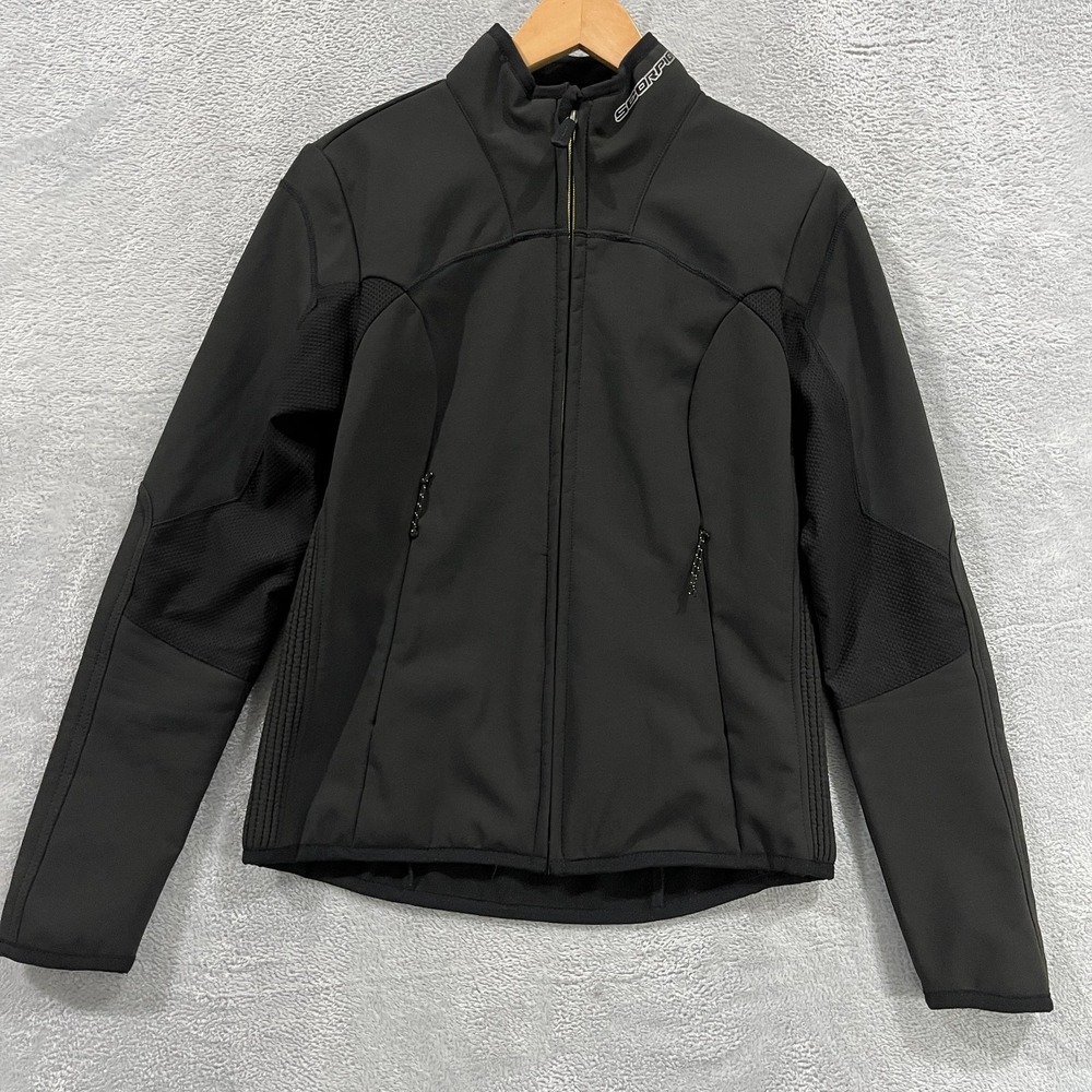 Scorpion Exo Jacket Women Small Motorcycle Biker Full Zip Black Get Stung Grunge